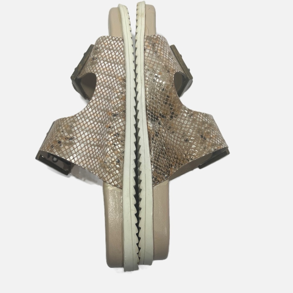 Naughty Monkey Reptile Print Hey Pony Brown TanSandals Womens size 8,5 - Picture 12 of 12